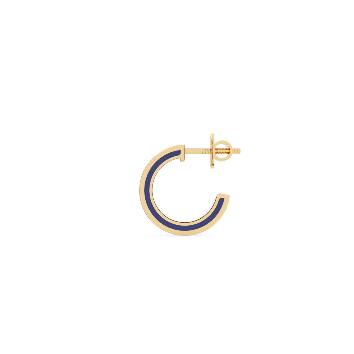 Charming Round Diamond Hoop Earrings